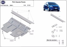 Stalowa płyta pod silnik Fiat Grande Punto (2006-2018)