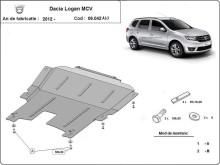 Aluminiowa płyta pod silnik DACIA LOGAN MCV (2012-2020)