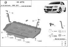 Aluminiowa płyta pod silnik VW Jetta (2005-2011)