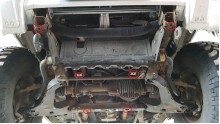 Stalowa płyta pod silnik Mitsubishi Pajero 3 (V60, V70) (1999-2007)