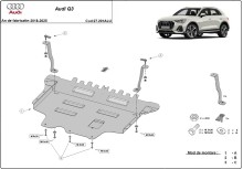 Aluminiowa płyta pod silnik Audi Q3 (2018-2025)