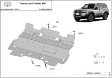 Aluminiowa płyta pod chłodnicę Toyota Land Cruiser 250 (2024-2026)