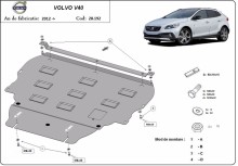 Stalowa płyta pod silnik Volvo V40 (2012-2019)