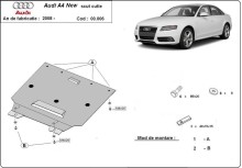 Stalowa płyta pod skrzynię biegów Audi A4 4 B8 All Road (2008-2014)