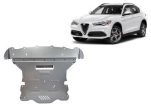 Aluminiowa płyta pod silnik Alfa Romeo Stelvio (2016-2026)