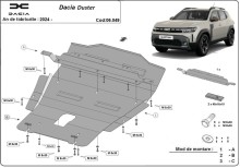 Stalowa płyta pod silnik Dacia Duster - 4x4 (2024-2026)