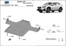 Stalowa płyta pod automatyczną skrzynię biegów Subaru XV (2011-2018)