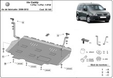 Stalowa płyta pod silnik Volkswagen Caddy (2010-2012)