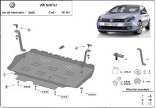 Stalowa płyta pod silnik VW Golf 6 (2008-2012)