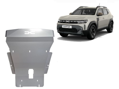 Aluminiowa osłona silnika Dacia Duster- 4x2 (2024-2026)