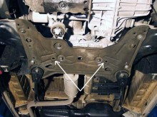 Stalowa płyta pod silnik Renault Trafic (2011-2014)