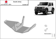 Stalowa płyta pod dyferencjał Suzuki Jimny (2018-2026)