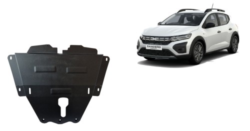 Stalowa płyta pod silnik Dacia Sandero 3 Stepway (2021-2026)