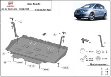 Aluminiowa płyta pod silnik Seat Toledo 3 (2004-2012)