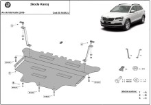 Aluminiowa płyta pod silnik Skoda Karoq (2016-2026)