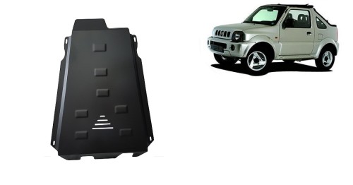 Stalowa płyta pod skrzynię biegów i reduktor Suzuki Jimny (1998-2018)