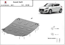 Stalowa płyta pod silnik Suzuki Swift (2017-2026)