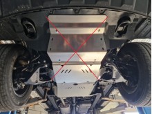 Aluminiowa płyta pod skrzynię biegów Jac T8 (2018-2026)