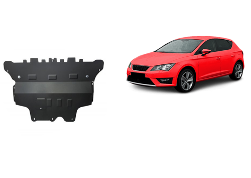 Stalowa płyta pod silnik Seat Leon - Automatyczna skrzynia biegów (2012-2021)
