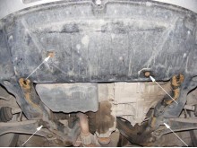 Stalowa płyta pod silnik Opel Antara (2006-2010)