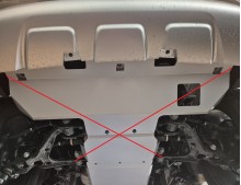 Aluminiowa płyta pod skrzynię biegów Baic Beijing BJ60 (2022-2026)