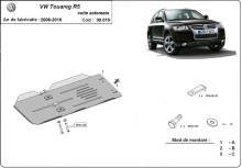 Stalowa płyta pod automatyczną skrzynię biegów Volkswagen Touareg 7L (2003-2010)