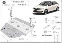 Stalowa płyta pod silnik Skoda Spaceback (2013-2019)