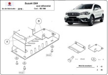 Stalowa płyta pod dyferencjał Suzuki SX4 (2013-2023)