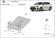 Aluminiowa płyta pod katalizator do Suzuki Swace (2020-2026)