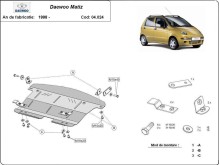 Stalowa płyta pod silnik Daewoo Matiz (1998-2004)