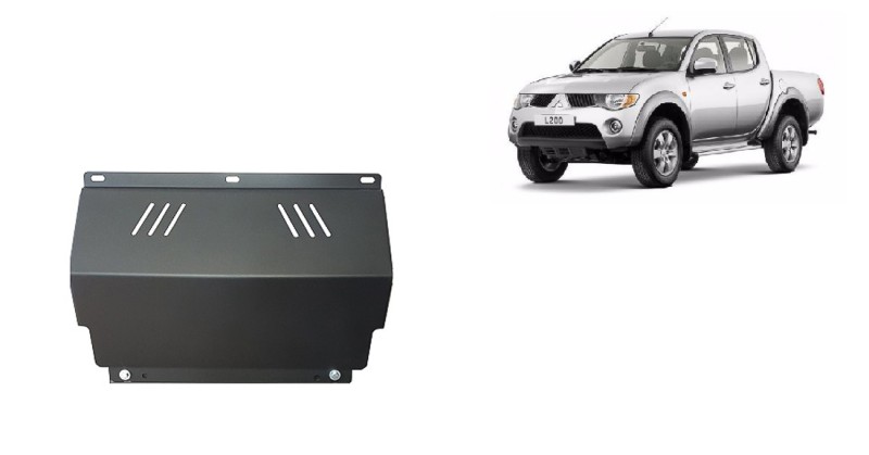 Stalowa płyta pod chłodnicę Mitsubishi L 200 (2005-2015)