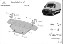 Stalowa płyta pod silnik Mercedes Sprinter 907 4x4 (2024-2026)