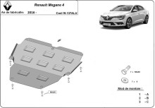 Aluminiowa płyta pod silnik Renault Megane IV (2016-2026)