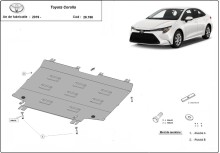 Stalowa płyta pod silnik Toyota Corolla (2019-2026)