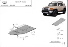 Aluminiowa płyta pod skrzynię biegów Toyota FJ Cruiser (2006-2018)