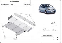 Stalowa płyta pod silnik Toyota Aygo AB10 (2005-2014)