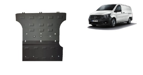 Stalowa płyta pod silnik Mercedes Vito W447 - 4X2 (2014-2026)