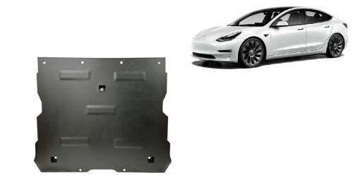 Stalowa płyta pod silnik elektrycznego przedniego Tesla Model 3 AWD (2017-2026)