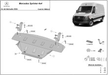 Aluminiowa płyta pod silnik Mercedes Sprinter 907 4x4 (2024-2026)
