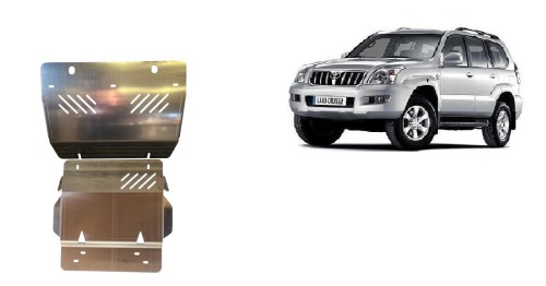 Aluminiowa płyta pod silnik Toyota Land Cruiser J120 (2002-2009)