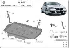 Stalowa płyta pod silnik Vw golf 5 (2004-2010)