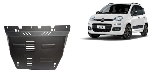Stalowa płyta pod silnik Fiat Panda 4x4 (2011-2026)