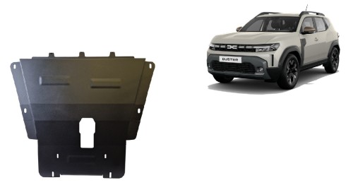 Stalowa płyta pod silnik Dacia Duster - 4x2 (2024-2026)
