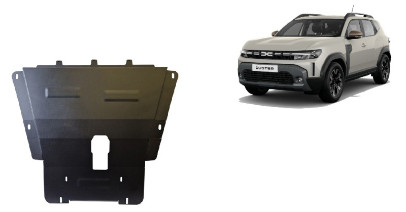 Stalowa płyta pod silnik Dacia Duster - 4x2 (2024-2026)