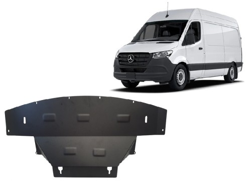 Stalowa płyta pod silnik Mercedes Sprinter 907 4x4 (2018-2023)