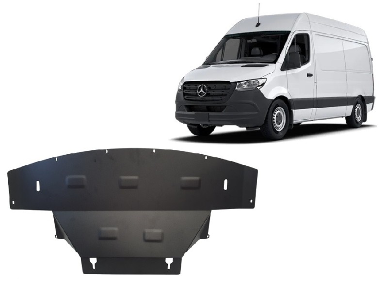 Stalowa płyta pod silnik Mercedes Sprinter 907 4x4 (2018-2023)