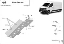 Stalowa płyta pod EGR System Start-Stop system STOP&,GO Nissan Interstar (2024-2026)