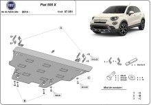 Stalowa płyta pod silnik Fiat 500x (2014-2026)