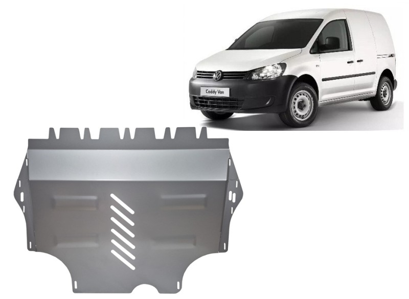 Aluminiowa płyta pod silnik z Webasto VW Caddy (2011-2020)