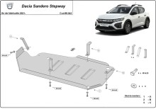 Stalowa płyta pod zbiornik paliwa Dacia Sandero Stepway (2021-2026)